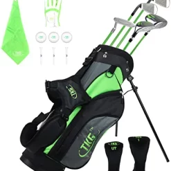 Wholesale 🎉 Sports Youth Golf Club Set Ages 5-8, Junior Golf Stand Bag, Rain Hood, Glove, Towel, Tees, And Golf Balls 🤩 -FootJoy shop 41vYUptj7uL. AC