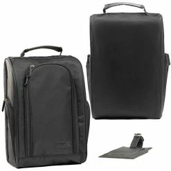 Best Pirce π Athletico Executive Golf π Shoe Bag With Luggage Tag - Zippered π Shoe Carrier With External Pockets - Great Golf Gift For Men Or π© Women Black π 16 Best Pirce π Athletico Executive Golf π Shoe Bag With Luggage Tag - Zippered π Shoe Carrier With External Pockets - Great Golf Gift For Men Or π© Women Black π -FootJoy shop 41wP4JYALIL