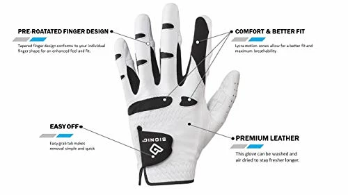 Outlet 𧨠Men's StableGrip Golf Glove, Left Hand, Cadet White 𧨠5 Outlet 𧨠Men's StableGrip Golf Glove, Left Hand, Cadet White 𧨠- Image 3