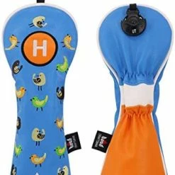 Brand new 🧨 Birdie Birds Blue Driver Fairway Wood Hybrid Mallet Blade Putter Cover Headcover 🛒 -FootJoy shop 41wilGKQ0dL. AC