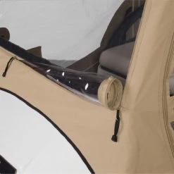 Buy ❤️ Classic Accessories Fairway Deluxe 4-Sided 2-Person Golf Cart Enclosure For Club Car, Tan 👍 -FootJoy shop 41wqnStLi3L