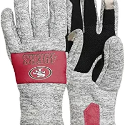 Brand new ✔️ FOCO NFL Unisex-adult Nfl Team Logo Heather Grey Insulated Gloves 🎁 -FootJoy shop 41wtb0fNfwL. AC
