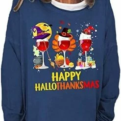 Hot Sale 😀 JJHAEVDY  Hallo Thanks Mas Stylist Sweatshirt 👩 Womens Printed Gift Tops Long Sleeve Crew Neck Novelty 👚 Shirts Trendy 1-black ✔️ -FootJoy shop 41wy2uWrQeL. AC