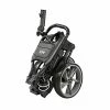 Flash Sale 🧨 KVV 3 Wheel Golf Push Cart Ultra Lightweight Smallest Folding Size, New-Version Scorecard Holder Charcoal 👏