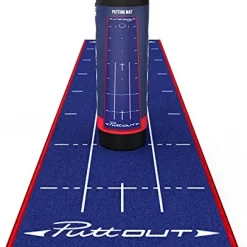 Hot Sale 🧨 Pro Golf Putting Mat Gray 🎁