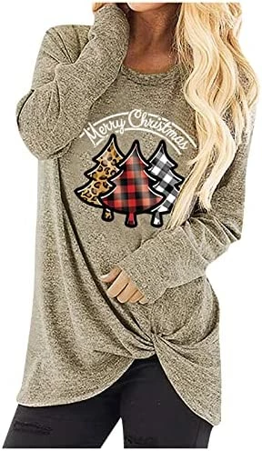 Best Pirce ✔️ JJHAEVDY Womens 🎅 Christmas Sweatshirt Xmas Doodles 👚 Shirt Casual Crewneck Long Sleeve Pullover Tops Khaki-2 ✨ 15 Best Pirce ✔️ JJHAEVDY Womens 🎅 Christmas Sweatshirt Xmas Doodles 👚 Shirt Casual Crewneck Long Sleeve Pullover Tops Khaki-2 ✨ - Image 13
