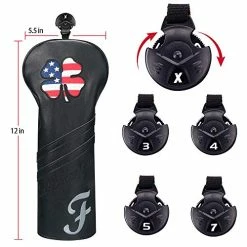 Best Sale π USA US Flag Clover Leather Black Driver Fairway Wood Rescue Hybrid Cover Headcover Also For Customization Version With Your Name Stitched F Wood Coverf π 16 Best Sale π USA US Flag Clover Leather Black Driver Fairway Wood Rescue Hybrid Cover Headcover Also For Customization Version With Your Name Stitched F Wood Coverf π -FootJoy shop 5115MLdES2L