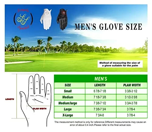 Wholesale π₯° Imple Symbol Men's Golf Glove Three Pack ,Left Hand Right Hand Small/Medium/Large/XL,White Microfiber With Soft Cabretta Leather β 8 Wholesale π₯° Imple Symbol Men's Golf Glove Three Pack ,Left Hand Right Hand Small/Medium/Large/XL,White Microfiber With Soft Cabretta Leather β - Image 6