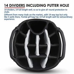 Outlet 👍 14 Way Golf Cart Bag Black 🤩 -FootJoy shop 511wnKWClRL