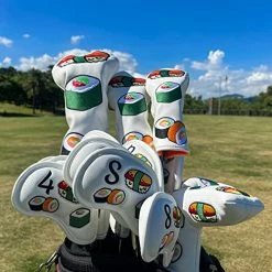 Discount 😀 Barudan Golf Japanese Sushi Golf Club Covers - Golf Accessory For Men, 👩 Women, Kids, Golfer - 3 Model Options Golf Driver Headcover/Golf Fairway Wood Head Cover/Hybrid Club Head Cover For Hybri 🥰 -FootJoy shop 514eFeoMdoL