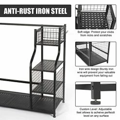 Best deal 😍 PLKOW Golf Bag Storage Garage Organizer Fits For 2 Golf Bags And Golf Accessories, Extra Large Size Golf Bag Storage Stand And Golf Equipment Rack For Garage,Shed, Basement 🧨 9 Best deal 😍 PLKOW Golf Bag Storage Garage Organizer Fits For 2 Golf Bags And Golf Accessories, Extra Large Size Golf Bag Storage Stand And Golf Equipment Rack For Garage,Shed, Basement 🧨 -FootJoy shop 514fasjlxnS