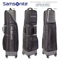 Best Pirce 🧨 Samsonite "The Protector Hard & Soft Golf Travel Cover With Shark Wheels 😍 -FootJoy shop 514vSSv0YeL