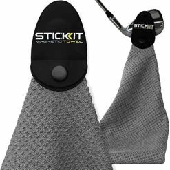 Promo 🌟 Magnetic Towel, Gray | Top-Tier Microfiber Golf Towel With Deep Waffle Pockets | Industrial Strength Magnet For Strong Hold To Golf Carts Or Clubs 🔔 -FootJoy shop 515LTt2qslL. AC