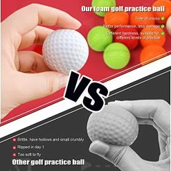 Outlet ⭐ 40 Pack Foam Golf Practice Balls - Realistic Feel And Limited Flight Training Balls For Indoor Or Outdoor 40 Orang 🔥 -FootJoy shop 516FmGGtuhS