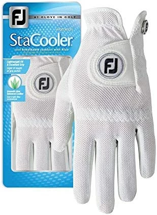 Buy π Women's StaCooler Golf Gloves (White) Pearl π 6 Buy π Women's StaCooler Golf Gloves (White) Pearl π - Image 4