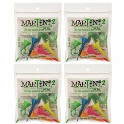 Coupon 🥰 Martini Golf Tees 2" 4 Packs Of Mixed - 24 Tees Total - Virtually Unbreakable ✔️