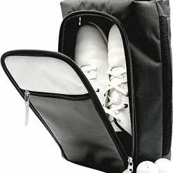 Cheap 💯 Zippa Golf 👞 Shoe Bag I No More Grass In Your Car I Ventilation, Large Pockets For Golf Accessories I Golf 👞 Shoe Bag For Men And 👩 Women Golf Accessories For Men, Golf Trunk Organizer, Black, Grey, White 🛒 -FootJoy shop 51CQEX63PL. AC