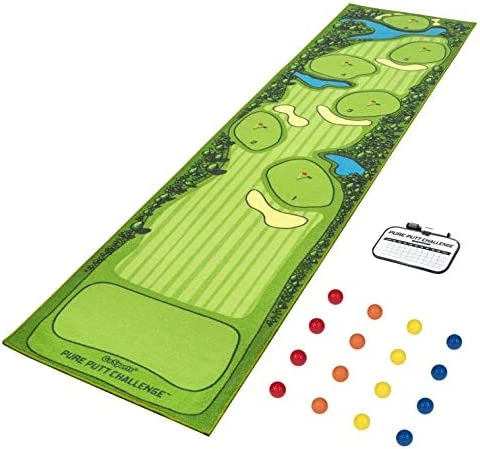 Brand new β Pure Putt Challenge Putting Games - Huge 10ft Putting Green Rug With 16 Golf Balls & Scorecard, 2-4 Player Indoor Or Outdoor Games For All Skill Level π 9 Brand new β Pure Putt Challenge Putting Games - Huge 10ft Putting Green Rug With 16 Golf Balls & Scorecard, 2-4 Player Indoor Or Outdoor Games For All Skill Level π - Image 7