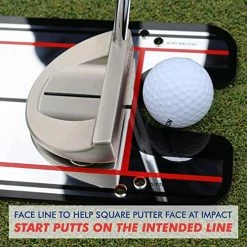 Outlet 🔥 Putting Alignment Mirror, Portable Practice Putting Trainer, Mirror Size 12 X 6 Inches, As Seen On PGA Tour, Made In USA. Use Outdoors Or On Indoor Putting Mat,PAM… 🥰