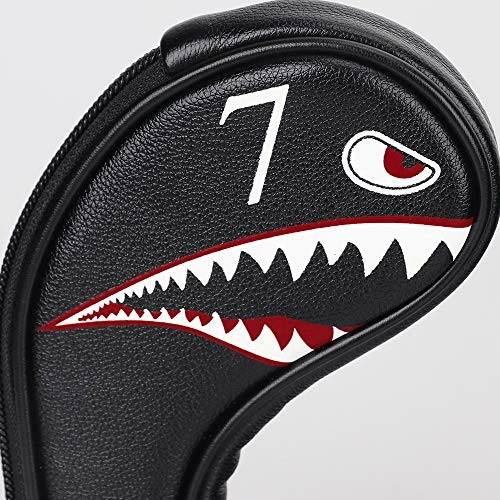 Best reviews of π 10pcs/Set Shark Golf Club Iron Head Covers Headcover With No. On Both Sides Suitable For Right And Left Handed Golfer Zipper Closure π₯ 4 Best reviews of π 10pcs/Set Shark Golf Club Iron Head Covers Headcover With No. On Both Sides Suitable For Right And Left Handed Golfer Zipper Closure π₯ - Image 2