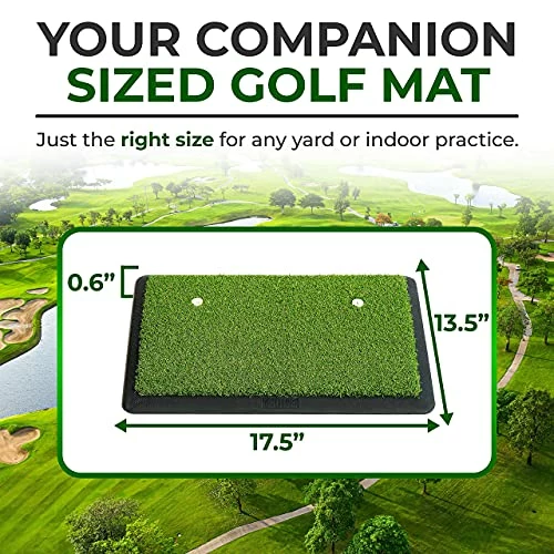 Coupon ⭐ 17.5 X 13.5 Golf Hitting Mat - Golf Practice Mat - Golf Mat Backyard - Golf Mat Indoors - Golf Training Mat - Golf Hitting Pad - Golf Turf Mat - Chipping Mat - Indoor Golf Matt ⭐ 7 Coupon ⭐ 17.5 X 13.5 Golf Hitting Mat - Golf Practice Mat - Golf Mat Backyard - Golf Mat Indoors - Golf Training Mat - Golf Hitting Pad - Golf Turf Mat - Chipping Mat - Indoor Golf Matt ⭐ - Image 5