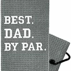 Budget 🎉 Funny Golf Towel - Golf Gifts For Men - Embroidered Golf Towels For Golf Bags With Clip - Best Dad By Par 🔥 -FootJoy shop 51GR1AYREUL. AC