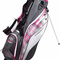 Discount 🔥 Golf Ladies HTZ Sport Ultra Lite Stand Bag Pink Plaid 😍 -FootJoy shop 51GbZTikkbL. AC