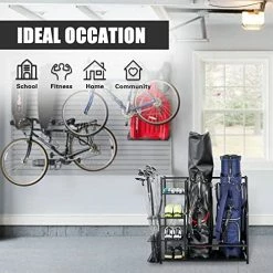 Cheapest 🌟 Mythinglogic Golf Storage Garage Organizer,Golf Bag Storage Stand And Other Golfing Equipment Rack,Extra Large Design For Golf Clubs Accessories ⌛ -FootJoy shop 51HruOBZcIL