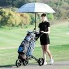 Coupon 🎉 Golf Push Pull Cart, Lightweight Aluminum Collapsible 3 Wheels Golf Push Cart, Golf Trolley With Elastic Strap, Umbrella & Cup Holder, Scoreboard Storage & Foot Brake, Golf Cart Red ✨ -FootJoy shop 51IPH4KXy3L
