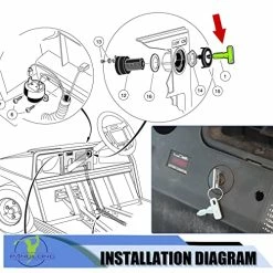 Wholesale ⌛ Panglong Ignition Keys Fits Club Car 1984 And UP Or EZGO 1981 And Newer Or Yamaha G&E #OEM 1012505,17063-G01, JU2-H2511-00/8000 Clubcar 1012505(pack Of 25) 🛒 -FootJoy shop 51Jpmb0BF5L