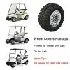 Hot Sale ⌛ Premium Golf Cart Hubcaps, 8 Inch SS Chrome Golf Cart Hub Caps Set Of 4, Shiny Wheel Covers Hubcaps For Yamaha, EZGO, Club Car Golf Carts（Silver） ✔️ -FootJoy shop 51MA4VY6F7L