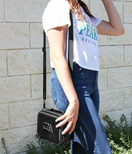 Budget π CASEMATIX Golf Launch Monitor Travel Case Compatible With Voice Caddie Swing Caddie SC300 Launch Monitor And Remote, USB Cable & Accessories - Hard Shell Case With Shoulder Strap For Golf Simulator π 6 Budget π CASEMATIX Golf Launch Monitor Travel Case Compatible With Voice Caddie Swing Caddie SC300 Launch Monitor And Remote, USB Cable & Accessories - Hard Shell Case With Shoulder Strap For Golf Simulator π - Image 4