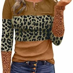 Wholesale ✨ JJHAEVDY  2022 Fall Winter 👩 Women's Long Sleeve Blouses Casual Button Down Sweatshirts Loose Fit Pullover Tunic Top 1-dark Green ⭐ -FootJoy shop 51NGTDHBXAL. AC