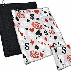 Best Sale ✨ Eapple Tropical Floral And Blue Solid Golf Towel For Golf Bags With Clip For Men & 👩 Women | 2 Microfiber Waffle Golf Towels & 1 Golf Ball Towel | Super Absorbent And Quick D 😍 -FootJoy shop 51Nxb6T0tqS. AC