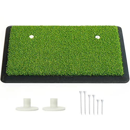 Coupon ⭐ 17.5 X 13.5 Golf Hitting Mat - Golf Practice Mat - Golf Mat Backyard - Golf Mat Indoors - Golf Training Mat - Golf Hitting Pad - Golf Turf Mat - Chipping Mat - Indoor Golf Matt ⭐ 3 Coupon ⭐ 17.5 X 13.5 Golf Hitting Mat - Golf Practice Mat - Golf Mat Backyard - Golf Mat Indoors - Golf Training Mat - Golf Hitting Pad - Golf Turf Mat - Chipping Mat - Indoor Golf Matt ⭐