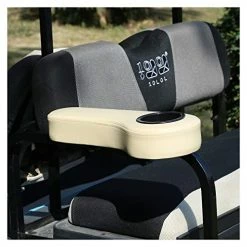Best deal 🔔 10L0L Universal Golf Cart Rear Seat Armrest With Cup Holder For EZGO, Club Car, Yamaha, Set Of 2 Black 🌟 -FootJoy shop 51OMKe1IH2L