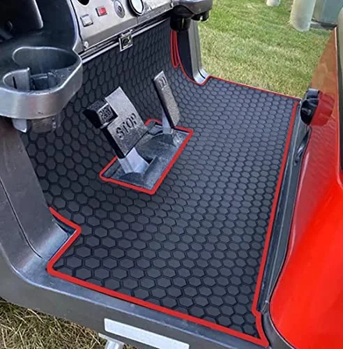 Brand new π Golf Cart Floor Liner Mat Full Coverage Custom Fit For 2 And 2+2 Club Car Models Precedent 2004-2022/Onward & Tempo (2017-2022)/Villager & V4L (2019-2022 Red Trim (short) π― 8 Brand new π Golf Cart Floor Liner Mat Full Coverage Custom Fit For 2 And 2+2 Club Car Models Precedent 2004-2022/Onward & Tempo (2017-2022)/Villager & V4L (2019-2022 Red Trim (short) π― - Image 6