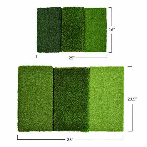Cheap π Tri-Turf Golf Hitting Mat Attack, Portable Driving, Chipping, Training Aids For Backyard With Adjustable Tees And Foam Practice Ball β€οΈ 5 Cheap π Tri-Turf Golf Hitting Mat Attack, Portable Driving, Chipping, Training Aids For Backyard With Adjustable Tees And Foam Practice Ball β€οΈ - Image 3