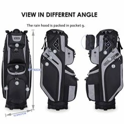 Outlet 👍 14 Way Golf Cart Bag Black 🤩 -FootJoy shop 51Uh7RjCAJL