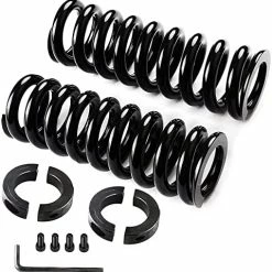 Discount 🔥 LEAPGOMAX Yamaha G29 Shock Springs Heavy Duty Rear Coil Spring Fits For Golf Cart G14, G16, G19, G20, G22, G29 Yamama Golf Carts Jake's Spring(2PCS) In Blue/Black/Yellow/Red Black Color 😉