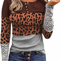 Wholesale ✨ JJHAEVDY  2022 Fall Winter 👩 Women's Long Sleeve Blouses Casual Button Down Sweatshirts Loose Fit Pullover Tunic Top 1-dark Green ⭐ -FootJoy shop 51Vl0FCmUGL. AC