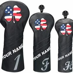 Best Sale π USA US Flag Clover Leather Black Driver Fairway Wood Rescue Hybrid Cover Headcover Also For Customization Version With Your Name Stitched F Wood Coverf π 23 Best Sale π USA US Flag Clover Leather Black Driver Fairway Wood Rescue Hybrid Cover Headcover Also For Customization Version With Your Name Stitched F Wood Coverf π -FootJoy shop 51XSYEEK L. AC