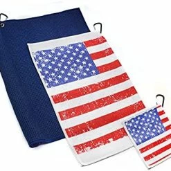 Best Sale ✨ Eapple Tropical Floral And Blue Solid Golf Towel For Golf Bags With Clip For Men & 👩 Women | 2 Microfiber Waffle Golf Towels & 1 Golf Ball Towel | Super Absorbent And Quick D 😍 -FootJoy shop 51YbJ1fGG0S. AC