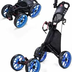Deals ✔️ Golf Push Cart, 4 Wheel Folding Compact Golf Pull Cart With With Umbrella Drink Holder, Golf Cart For Golf Bag, Clubs Blu ✔️ 13 Deals ✔️ Golf Push Cart, 4 Wheel Folding Compact Golf Pull Cart With With Umbrella Drink Holder, Golf Cart For Golf Bag, Clubs Blu ✔️ -FootJoy shop 51Z1G4 6DqL. AC