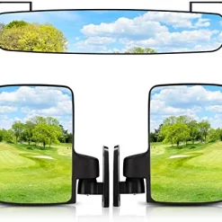Best reviews of 🔔 HW9008 Golf Cart Folding Side View Mirrors For Club Car, EZGO, Yamaha, Star, Zone Carts 🧨
