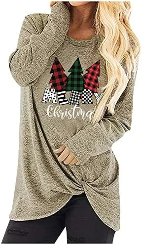 Best Pirce ✔️ JJHAEVDY Womens 🎅 Christmas Sweatshirt Xmas Doodles 👚 Shirt Casual Crewneck Long Sleeve Pullover Tops Khaki-2 ✨ 13 Best Pirce ✔️ JJHAEVDY Womens 🎅 Christmas Sweatshirt Xmas Doodles 👚 Shirt Casual Crewneck Long Sleeve Pullover Tops Khaki-2 ✨ - Image 11
