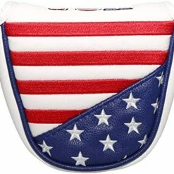 Budget 🤩 Golf Golf Putter Cover, Golf Club Head Covers Mallet Putter Headcover Synthetic Leather Golf Blade Putter Cover With Magnetic Closure & America USA Style For Golf Putter Covers For Blade Putter Covers 😍 -FootJoy shop 51awV1twbyL. AC