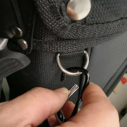 New ⌛ Pack Of 2 Golf Club Brush Groove Cleaner With Retractable Zip-line And Aluminum Carabiner Cleaning Tools ✨ 6 New ⌛ Pack Of 2 Golf Club Brush Groove Cleaner With Retractable Zip-line And Aluminum Carabiner Cleaning Tools ✨ - Image 4