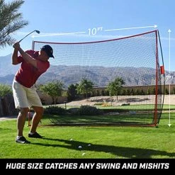 Best Pirce ❤️ Golf Practice Hitting Net - Choose Between Huge 10'x7' Or 7'x7' Nets -Personal Driving Range For Indoor Or Outdoor Use - Designed By Golfers For Golfe 🔥 -FootJoy shop 51biGsbeLfL