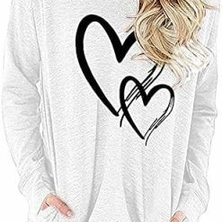 Best reviews of 😉 JJHAEVDY  Women's Casual O-Neck Tops Long Sleeve Pullover Sweatshirt Cute Pullover Relaxed Fit Blouse 1-gray 🥰 -FootJoy shop 51cBMdh0q5L. AC